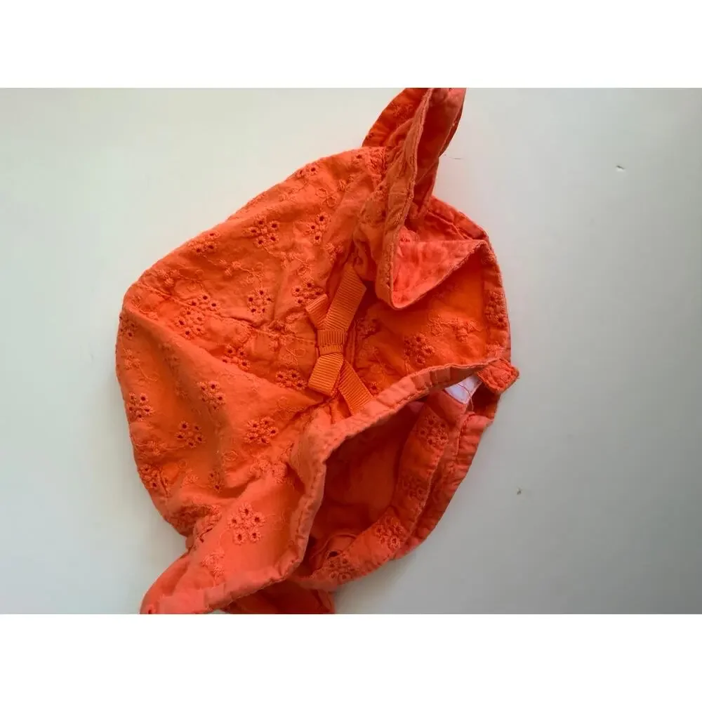 Carter's Orange Eyelet Sun Hat for Baby (3-9 Months)